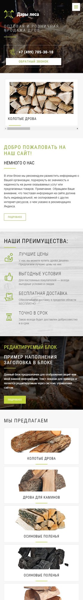 Мобильная версия дизайна № 66146