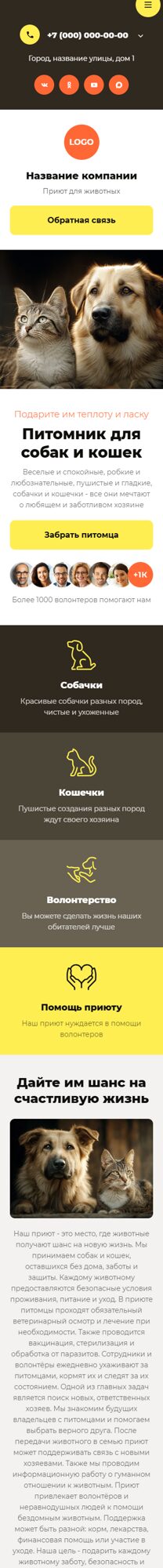 Мобильная версия дизайна № 105424