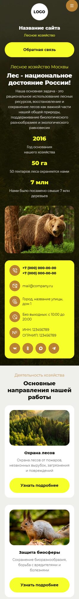 Мобильная версия дизайна № 105496