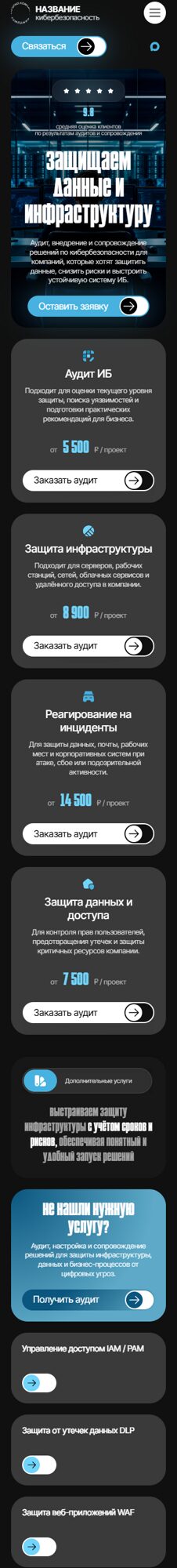 Мобильная версия дизайна № 107258