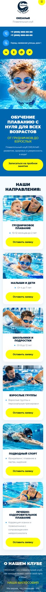 Мобильная версия дизайна № 107617