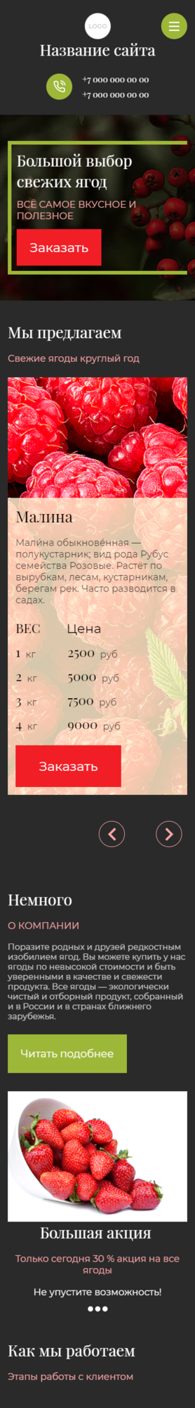 Мобильная версия дизайна № 86015