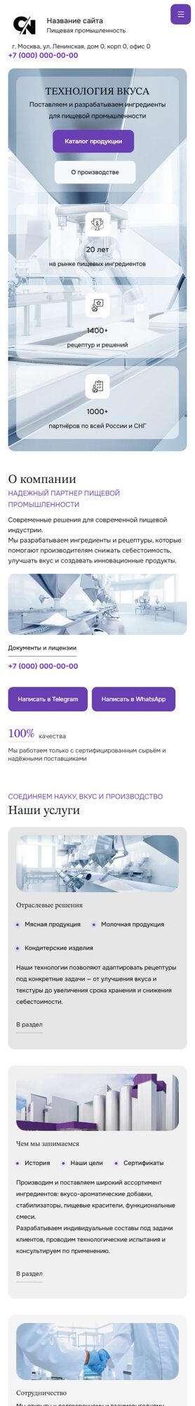 Мобильная версия дизайна № 102744